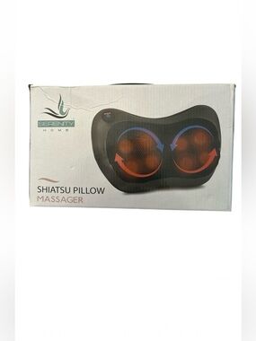 Serenity Home Shiatsu Kneading Heat Easy Control Massaging Pillow